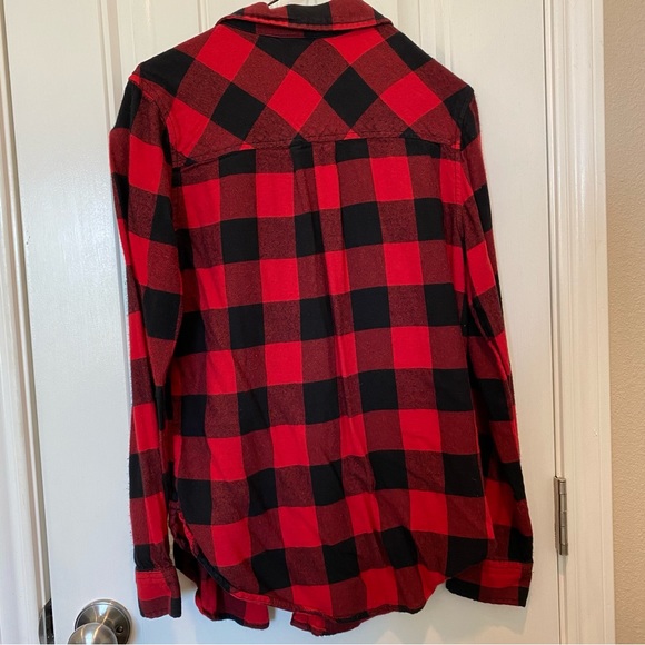 Arizona Plaid Flannel Button Up - Picture 2 of 3